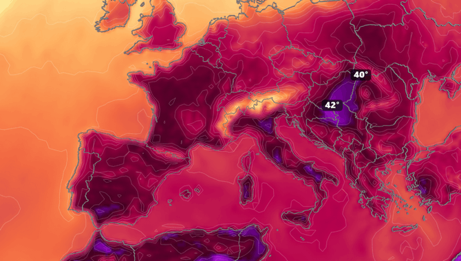 Température probable la semaine prochaine © Météo-Contact